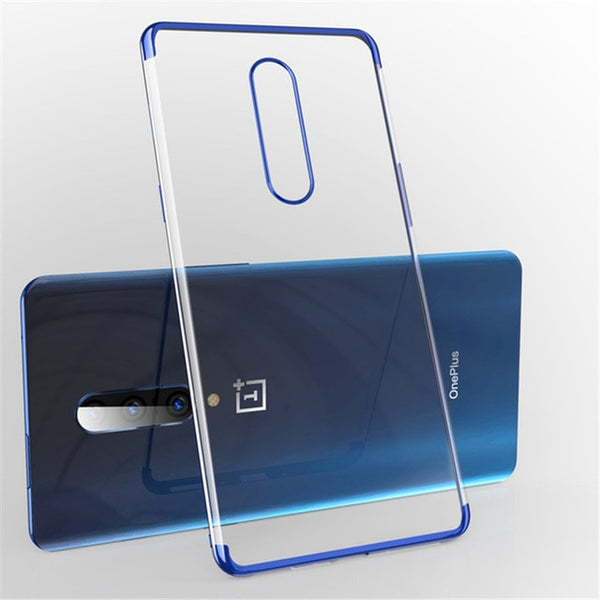 Electroplate Soft Clear Phone Case for Oneplus