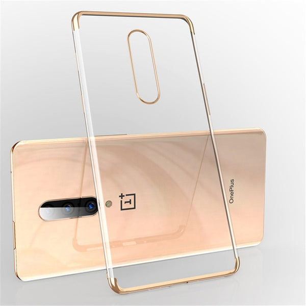 Electroplate Soft Clear Phone Case for Oneplus