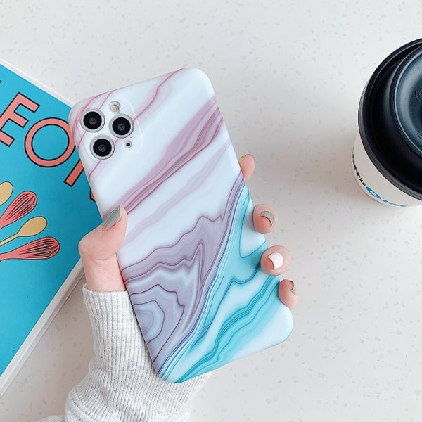 Marble Texture Phone Case For iPhone