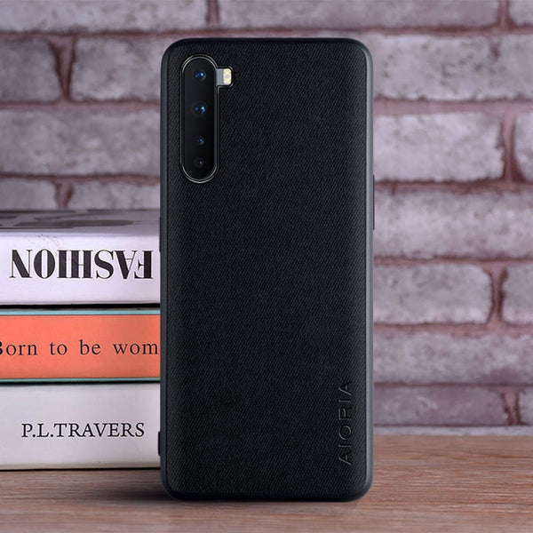 Leather Skin Hard Phone Cover For Oneplus